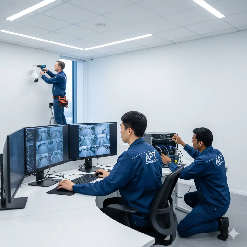 CCTV Installation Services APT Computer